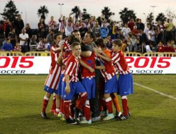 Partido de cuartos de final, Atl¨¦tico de Madrid-Barcelona.