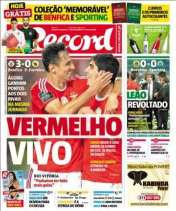 Portadas de la prensa deportiva