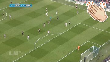 El jogo bonito del Ajax resumido en un gol perfecto