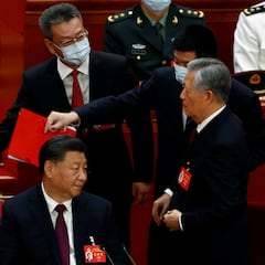 La misteriosa salida del expresidente chino Hu Jintao del congreso del Partido