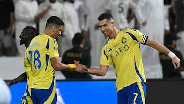 Cristiano Ronaldo y Ali Al Lajami