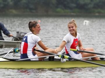 Melita Abraham y Josefa Vila clasificaron en el remo ligero dupla para Río 2016. 