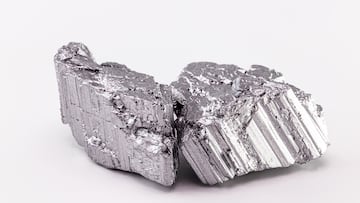 neodymium stone, part of the rare earth group, the world's strongest magnetic ore used in the technology industry