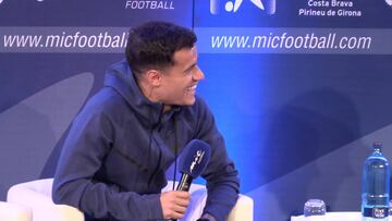 Coutinho sobre Neymar: "Me gustaría jugar con él aquí"