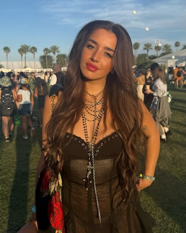 Lola Índigo durante el Festival de Música y Artes del Valle de Coachella 2025 en el Empire Polo Club el 11 de abril de 2025 en Indio, California.