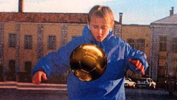 El fotomontaje m芍s emotivo que comparte Modric tras ganar el Bal車n de Oro