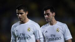 Arbeloa junto a Cristiano.