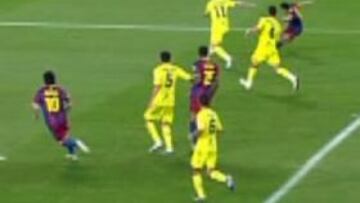 El tercer gol del Barça, ilegal