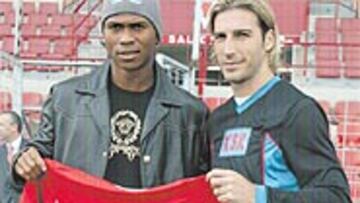 <b>DOS CARAS NUEVAS PARA EL OBJETIVO</B>. Pipa Gancedo e Iván Hurtado, dos nuevos refuerzos para buscar la ansiada permanencia.