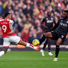 Paliza en Emirates: Arsenal golea al Crystal Palace de Jefferson Lerma