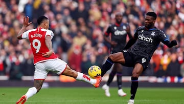 Paliza en Emirates: Arsenal golea al Crystal Palace de Jefferson Lerma