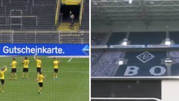 Del público de papel a la pintoresca imagen en los banquillos: así se reanudó la Bundesliga