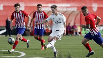 Partido juvenil entre Real Madrid y Atlético de Madrid. Se podría repetir en la final de la Copa del Rey.