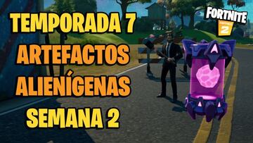 Fortnite: artefactos alien&iacute;genas de la Semana 2 de la Temporada 7