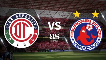 Toluca – Veracruz en vivo: Liga MX, jornada 9
