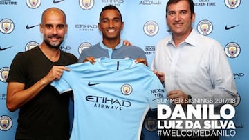 Danilo: "Mi ambición siempre fue la de jugar para Guardiola"