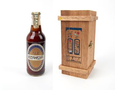 La cerveza se elaboró ​​según una antigua receta egipcia utilizando evidencia de una cervecería excavada en Amarna, una ciudad construida para el faraón Akenatón y la reina Nefertiti alrededor del año 1250 a. C. Se trata de una producción limitada de 1000 botellas.