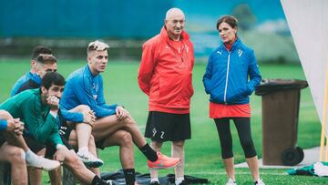 Iv&aacute;n Alejo durante la pretemporada del Eibar.