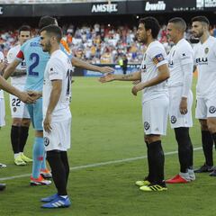 El Valencia le hizo pasillo al Atlético de Madrid en Mestalla