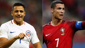 Así fue el esperado duelo entre Cristiano y Alexis Sánchez