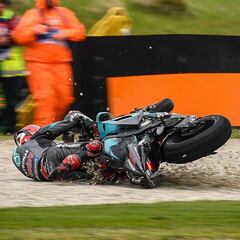Quartararo: "He tenido suerte de no romperme nada"