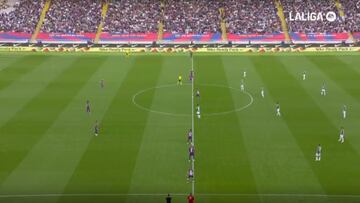 La pizarra de Xavi en entredicho: vean el gol que encajó tras el saque inicial