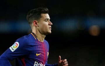 FC Barcelona vs Deportivo Alaves - Camp Nou, Barcelona, Spain - January 28, 2018. Barcelona's Philippe Coutinho.