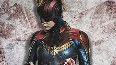 Así luce Capitana Marvel con el casco mohawk clásico de los cómics