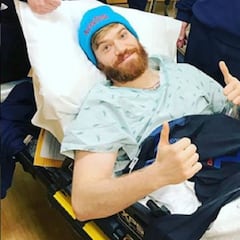 A Devin Powell le rompen un testículo mientras entrenaba