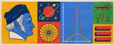 El doodle que homenajea a Johann Carl Friedrich Gauss