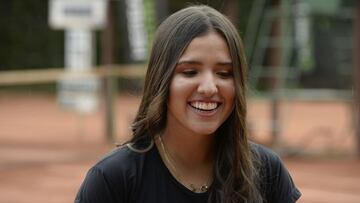 Camila Osorio, concentrada en el Australian Open