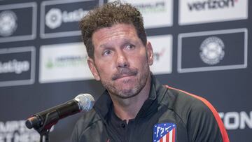 24/07/19
PRETEMPORADA DALLAS EEUU
ATLETICO DE MADRID Rueda de prensa
Entrenador DIEGO PABLO SIMEONE - SAUL ÃIGUEZ
