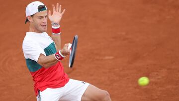 Diego Schwartzman no pudo superar al chileno Cristian Garín.