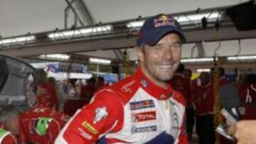 <b>PLETÓRICO. </b>Loeb, celebrando su último triunfo en Alemania.