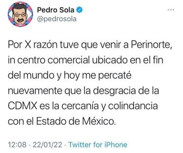 Pedro Sola: ¿Qué dijo sobre CDMX y por qué fue criticado en redes sociales?
