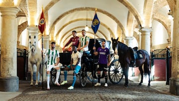Posado de Bahrain Victorious en las Caballerizas Reales del Córdoba CF