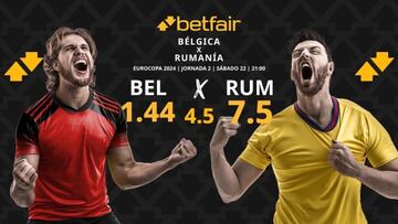 Pronósticos Bélgica vs. Rumanía: horario, TV, estadísticas y clasificación
