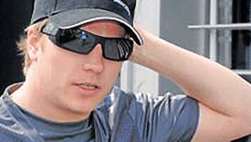 <b>TEMERARIO. </b>La fiesta en Hungría acabó mal para Raikkonen.