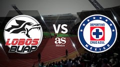 Lobos BUAP – Cruz Azul en vivo: Liga MX, jornada 16