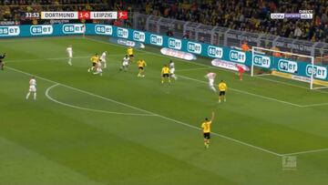 Ni Sancho, ni Reus... Golazo del Dortmund contra Leipzig