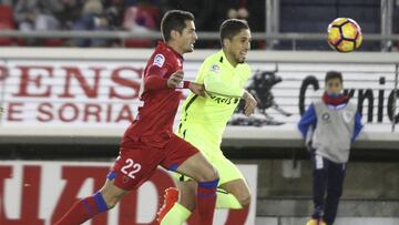 Mateu da la victoria al Numancia ante un Almería que no reacciona