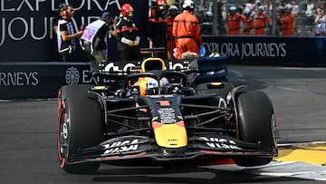 Max Verstappen (Red Bull RB21). Montecarlo, Mónaco. F1 2025.