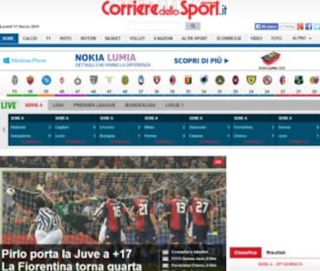 Portadas de la prensa extranjera