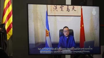 Chen Yansheng, en una comparecencia a distancia.