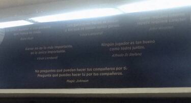 Las siete frases motivacionales dentro del vestidor de Tigres