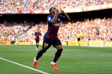 Barcelona 1-0 Boca Juniors | Malcom se marchó por la izquierda, encaró a Buffarini, con un amago se lo quitó de en medio y le metió un latigazo que se pasó por debajo de las manos de Andrada.