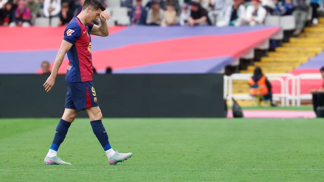 Pesimismo con Lewandowski para la final de Copa