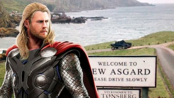 Thor Love and Thunder: as¨ª luce Nueva Asgard en nuevas fotos a¨¦reas filtradas del set de rodaje