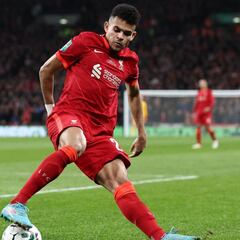 Luis Díaz, entre los jugadores con más transporte de balón