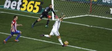 0-3. Cristiano Ronaldo marcó el tercer gol, hat trick del portugués.